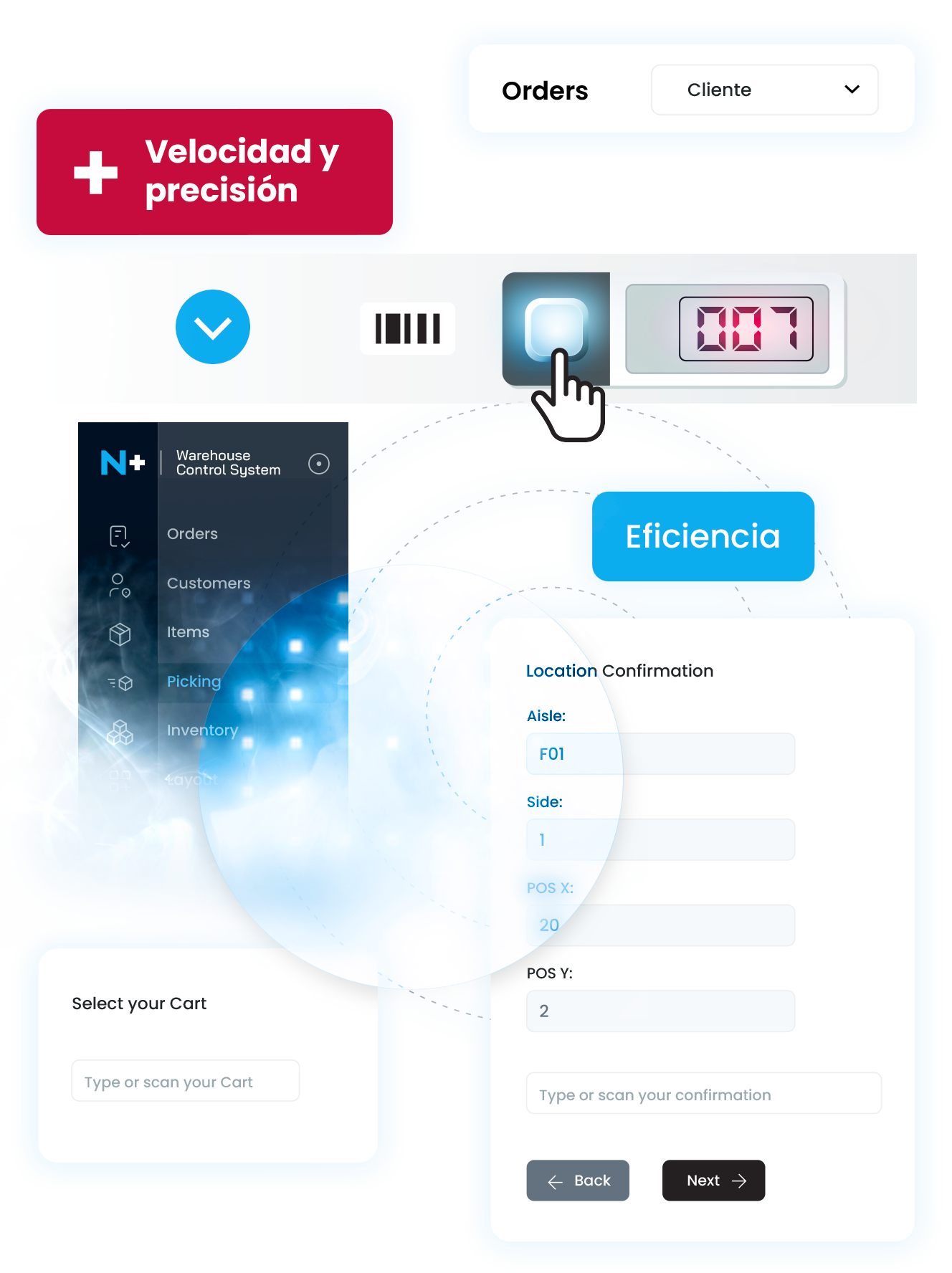 WMS software screen